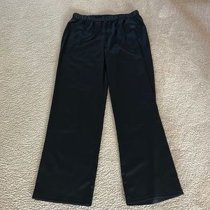 Eileen Fisher Satin-like Recycled Polyester straight leg pants.
